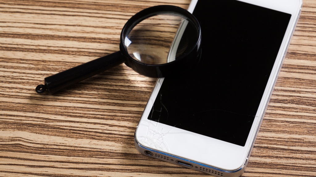 Mobile smartphone and magnifier